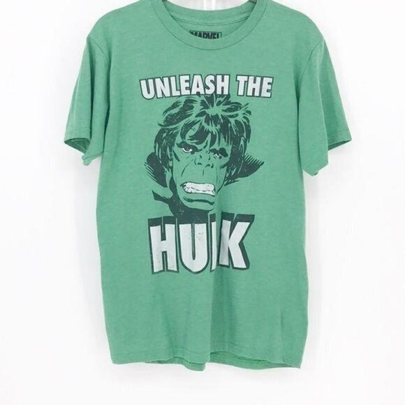 Marvel Men's Green Hulk Tee Sz S - Picture 1 of 5